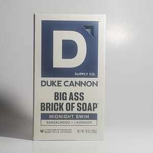 Duke Cannon Big Brick of Soap -- Midnight Swim Sandalwood & Lavender 10 oz. NEW